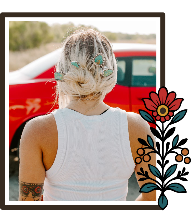 Guera's Silver Co. is a silver shop with hand forged sterling silver and turquoise jewelry made by Jordan Spivey, a Hispanic native Texan. Offering rings, necklaces, earrings, bracelets, accessories, and custom pieces designed with the highest standards of hand-crafted jewelry. 