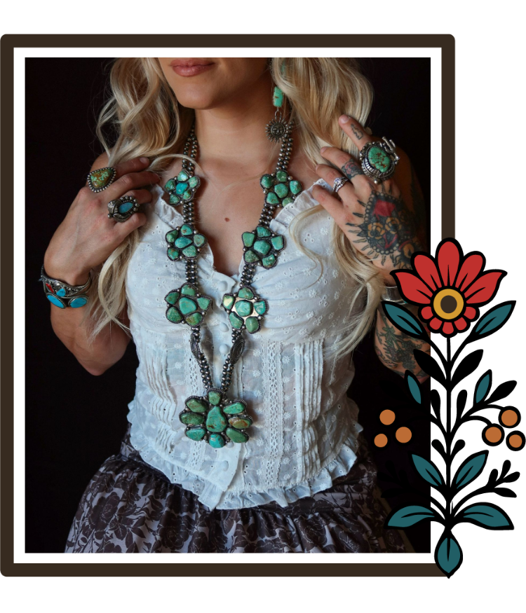 Guera's Silver Co. is a silver shop with hand forged sterling silver and turquoise jewelry made by Jordan Spivey, a Hispanic native Texan. Offering rings, necklaces, earrings, bracelets, accessories, and custom pieces designed with the highest standards of hand-crafted jewelry. 
