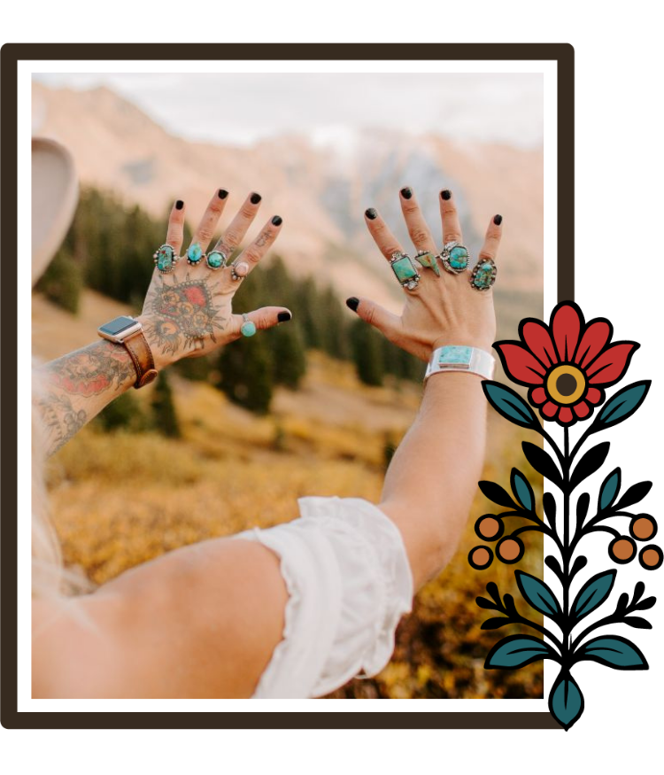 Guera's Silver Co. is a silver shop with hand forged sterling silver and turquoise jewelry made by Jordan Spivey, a Hispanic native Texan. Offering rings, necklaces, earrings, bracelets, accessories, and custom pieces designed with the highest standards of hand-crafted jewelry. 